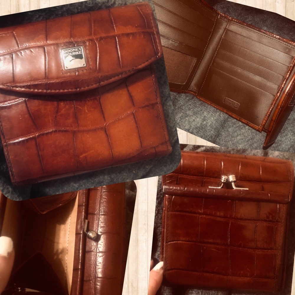 Authentic Dooney & Bourke wallet with coin pouch